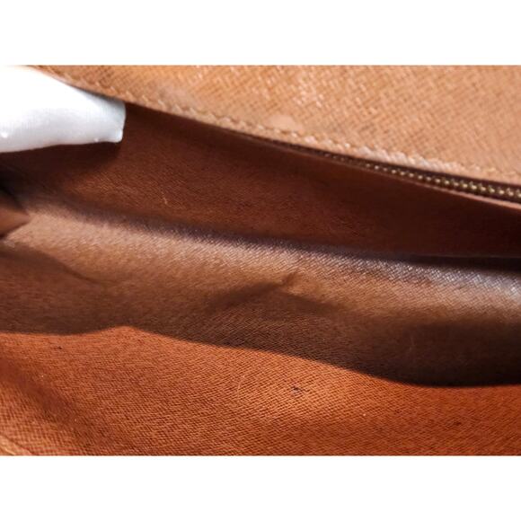 Louis Vuitton Monogram Bordeaux Clutch Shoulder Bag Crossbody Brown Canvas - Picture 16 of 16